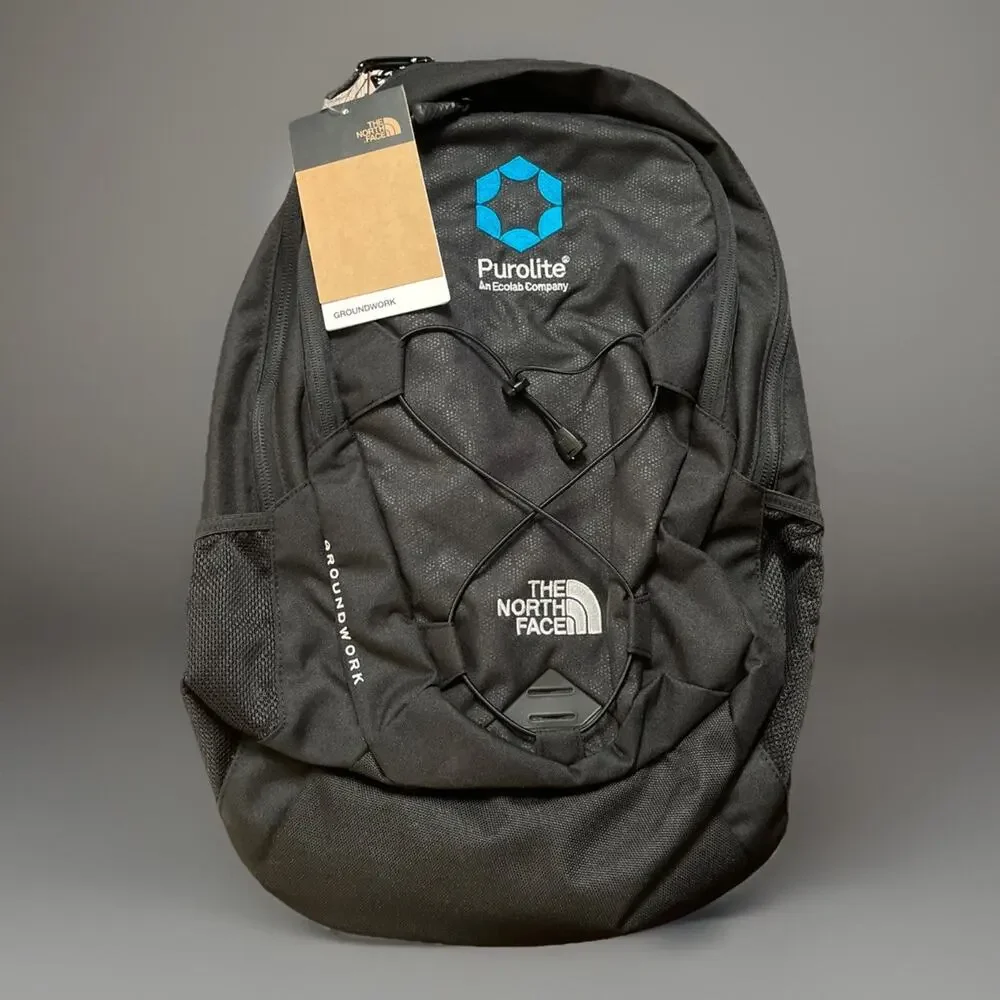 THE NORTH FACE Purolite Groundwork Black Backpack Promo Branded 1 New NWOT